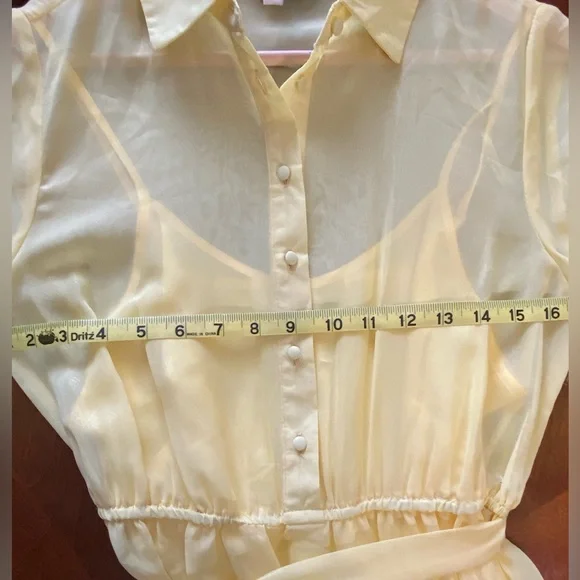 Nanette Lepore Sunny Yellow Dress size 2 (oversized) - Picture 6 of 8